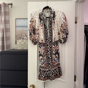 FARM Rio Multicolor Patterned Mini Dress